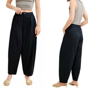 Women's Black Wide-Leg Pants